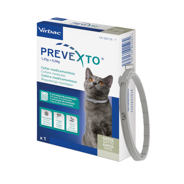 Coleira Prevexto gato